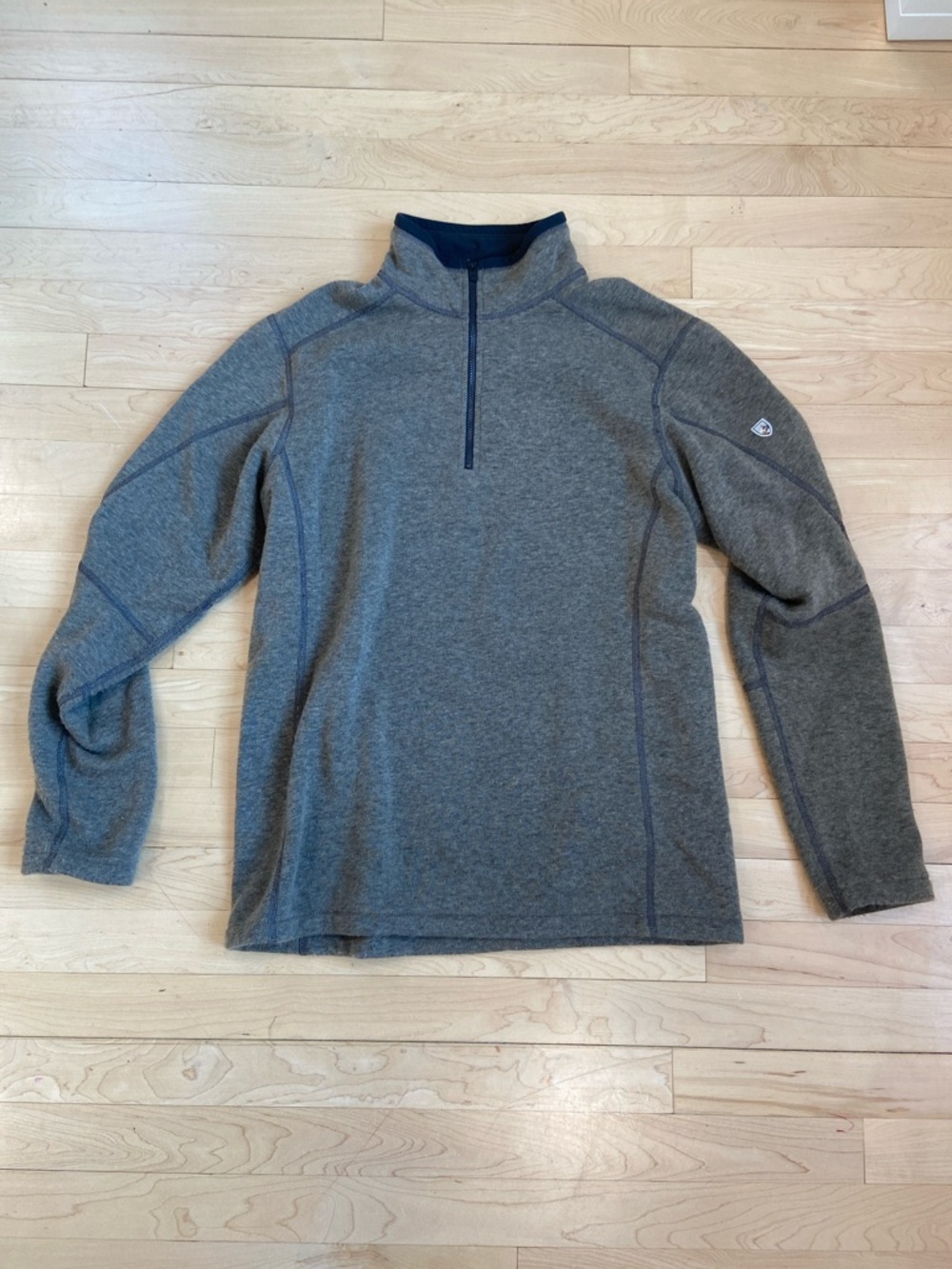 EUC Kuhl 1/4 zip sweater light brown men’s medium